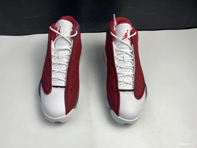 Air 414571-600 Flint 13 Grey Retro Red Jordan Gym 1017